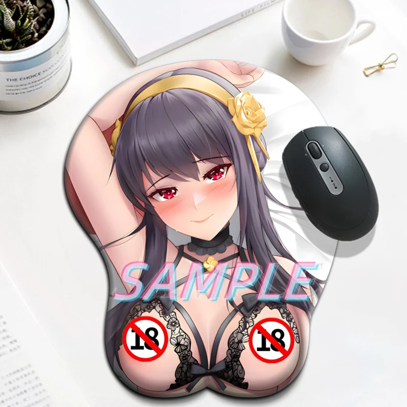 

SPY X FAMILY Yor Briar 3D Oppai Anime Yor Forger Big Breasts Mousepad with Wrist Rest Mouse Pad for Pc Gamer