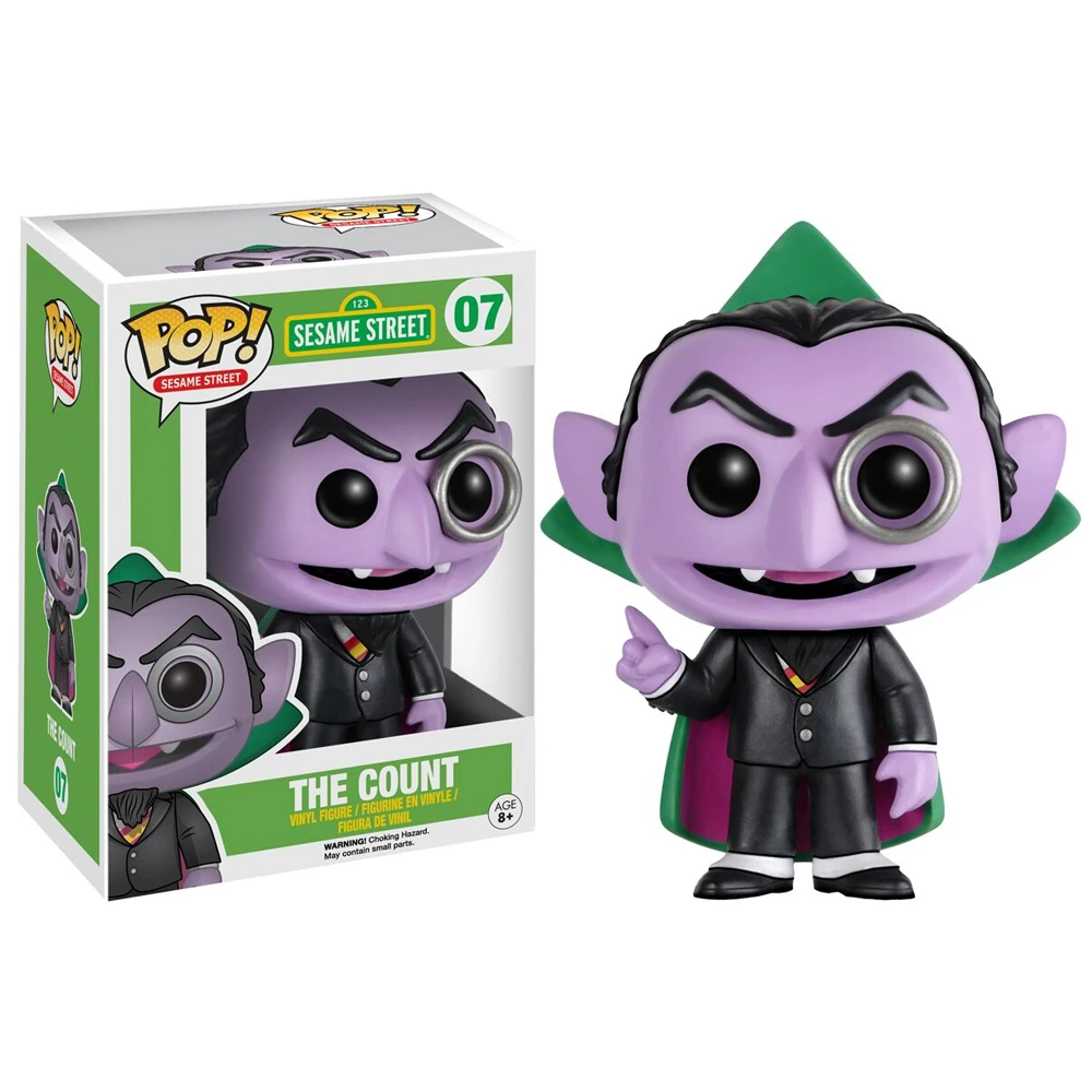 Funko Pop Sesame Street The Count #07 Vinyl Figure Doll Model Toys