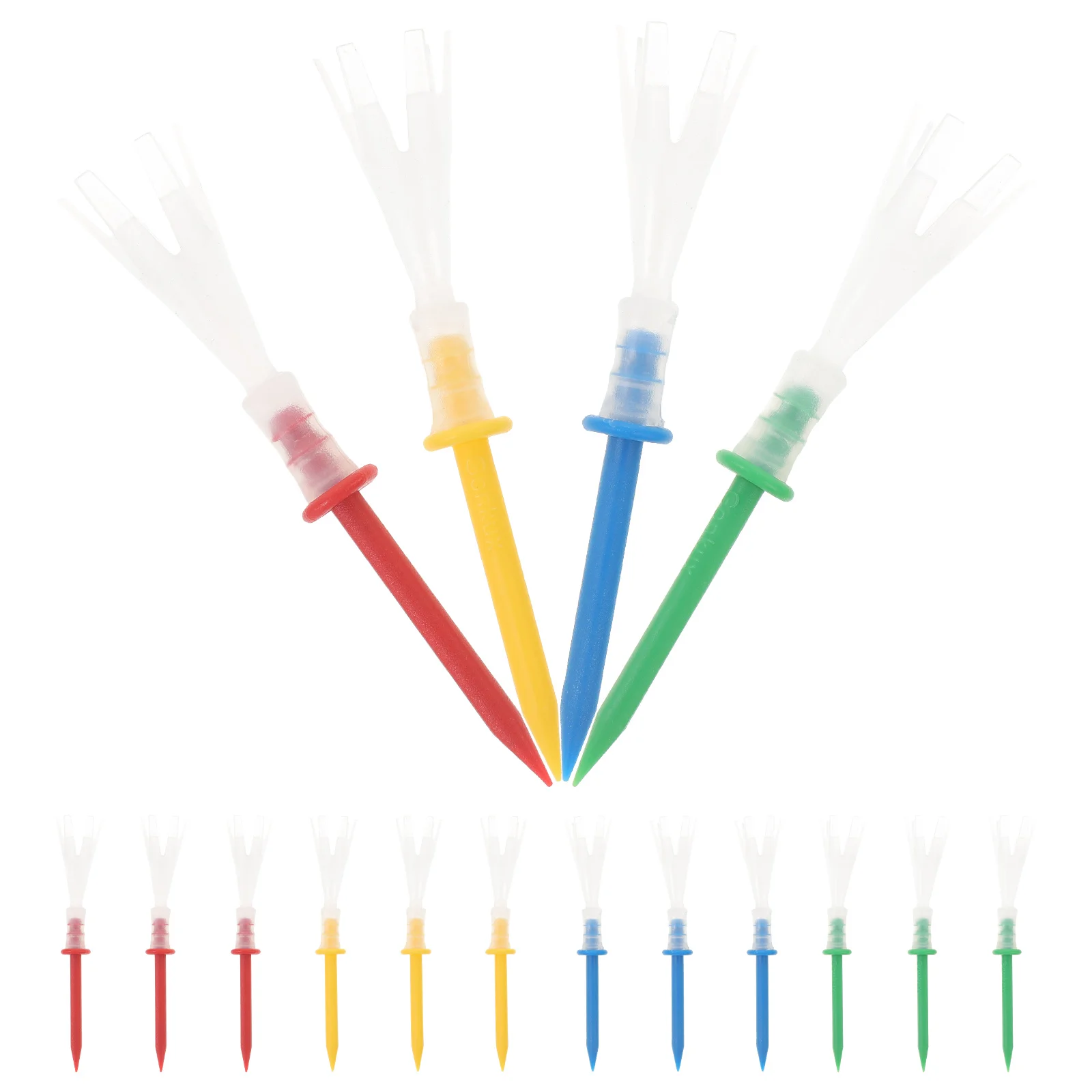 

16 шт. профессиональные наружные Пластиковые Тройники для замены случайного цвета