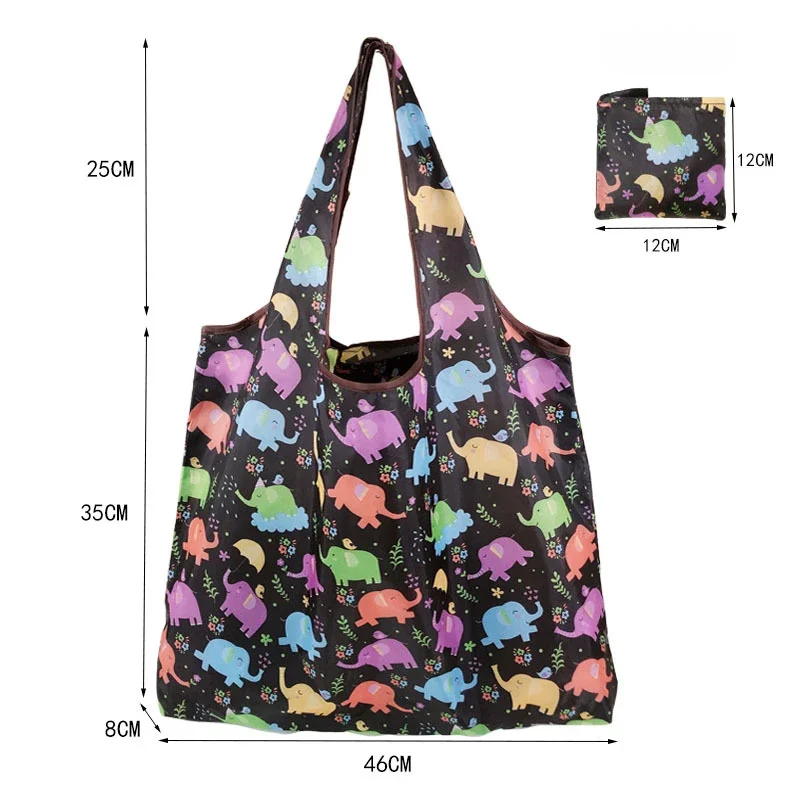 Eco-Friendly Reusable Foldable Nylon Shopping Tote Bag