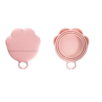 Can Covers Pet Food Cans, Silicone Pet Can Lids, Cat Food Lid Set, Stretch Can Lids for Storage, Leakproof.