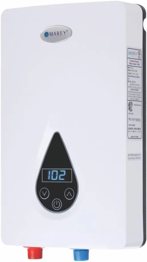 ECO150 Electric Tankless Water Heater 14.5kW 240V Smart Technology Unlimited On-Demand Hot Water Heater