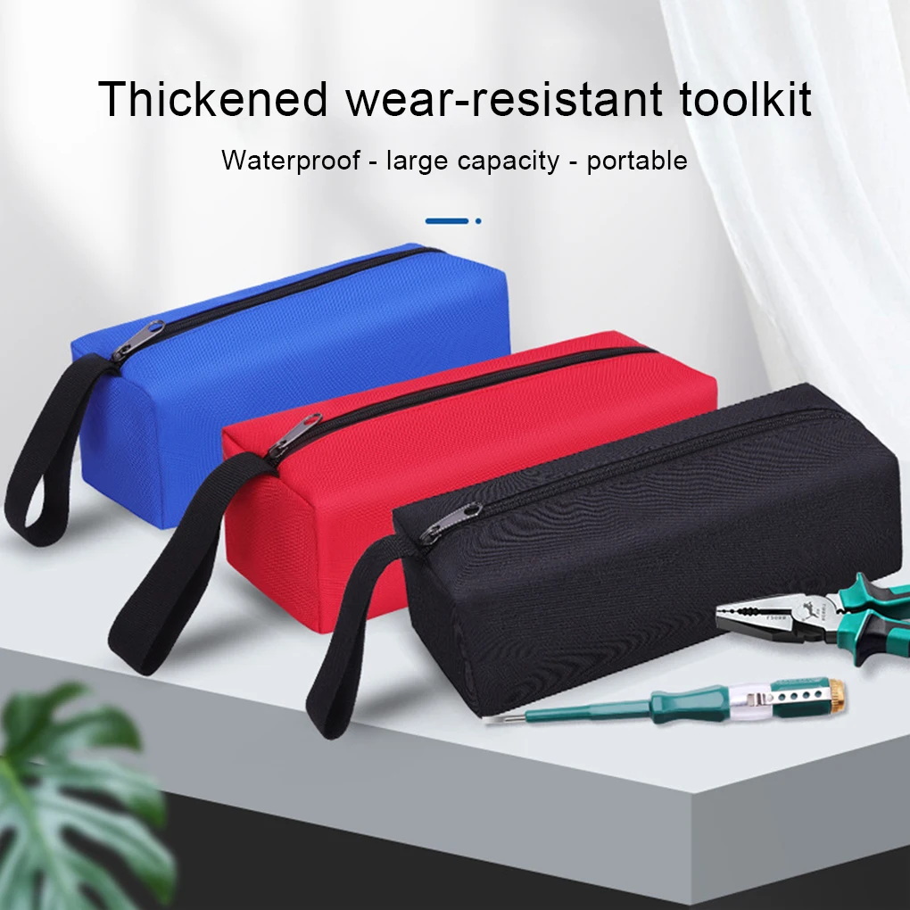 

Tool Bag Small Tools Waterproof Zipper Closure Toolbox Hardware Organizer