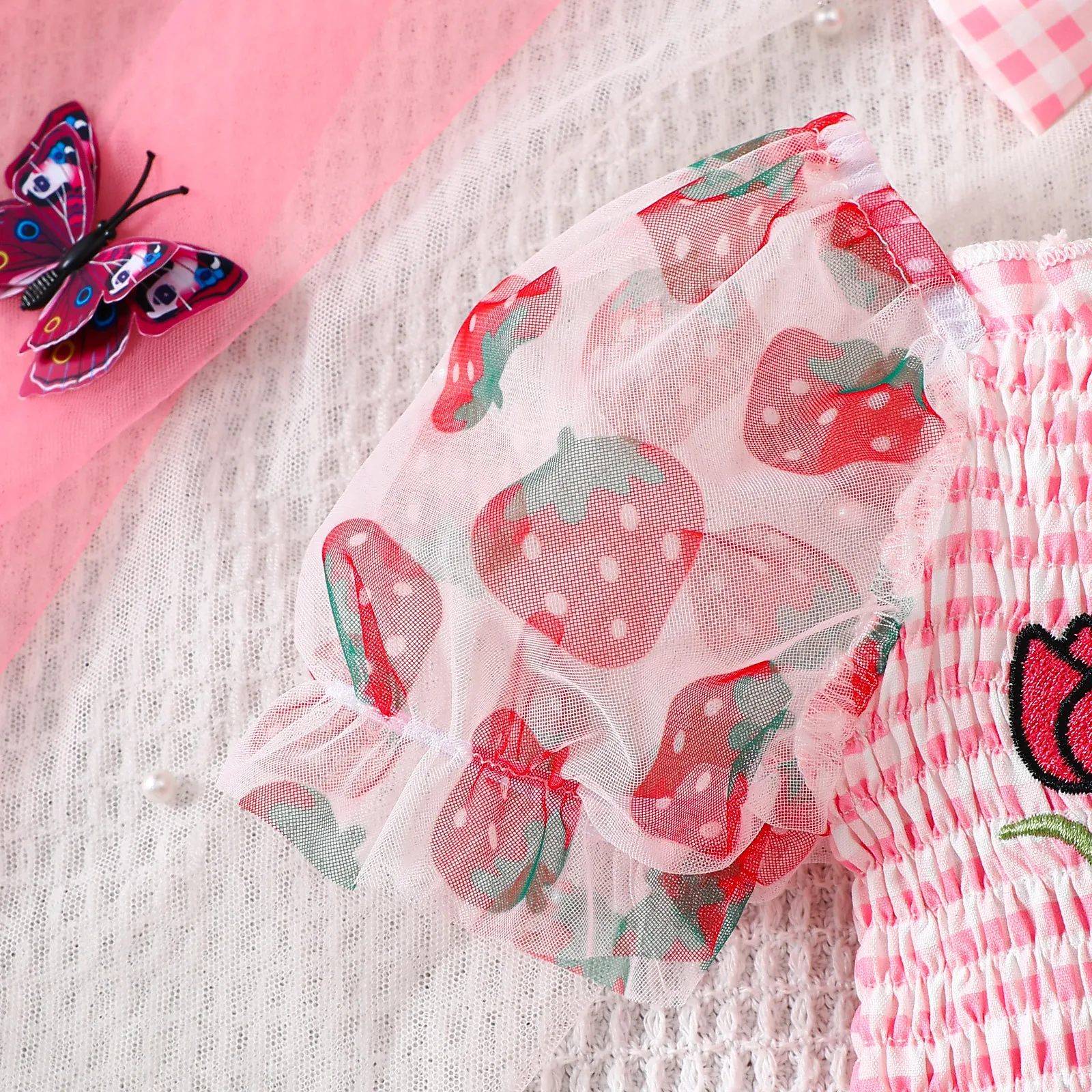 Summer Baby Girls Lace Bodysuits