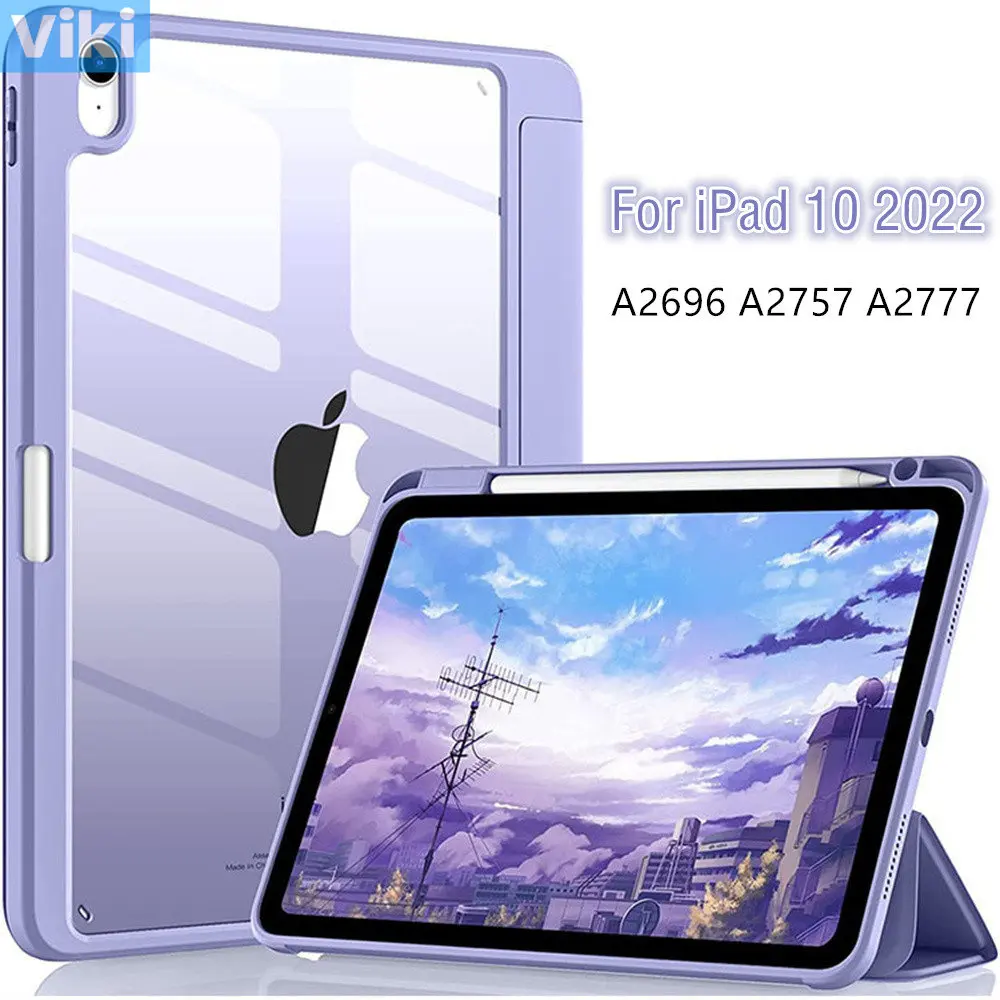 

Coque Funda For iPad 10 2022 10th Generation Case Magnetic Cover for iPad 10th Gen 10.9 A2696 A2757 A2777 2022 With Pencil Slot