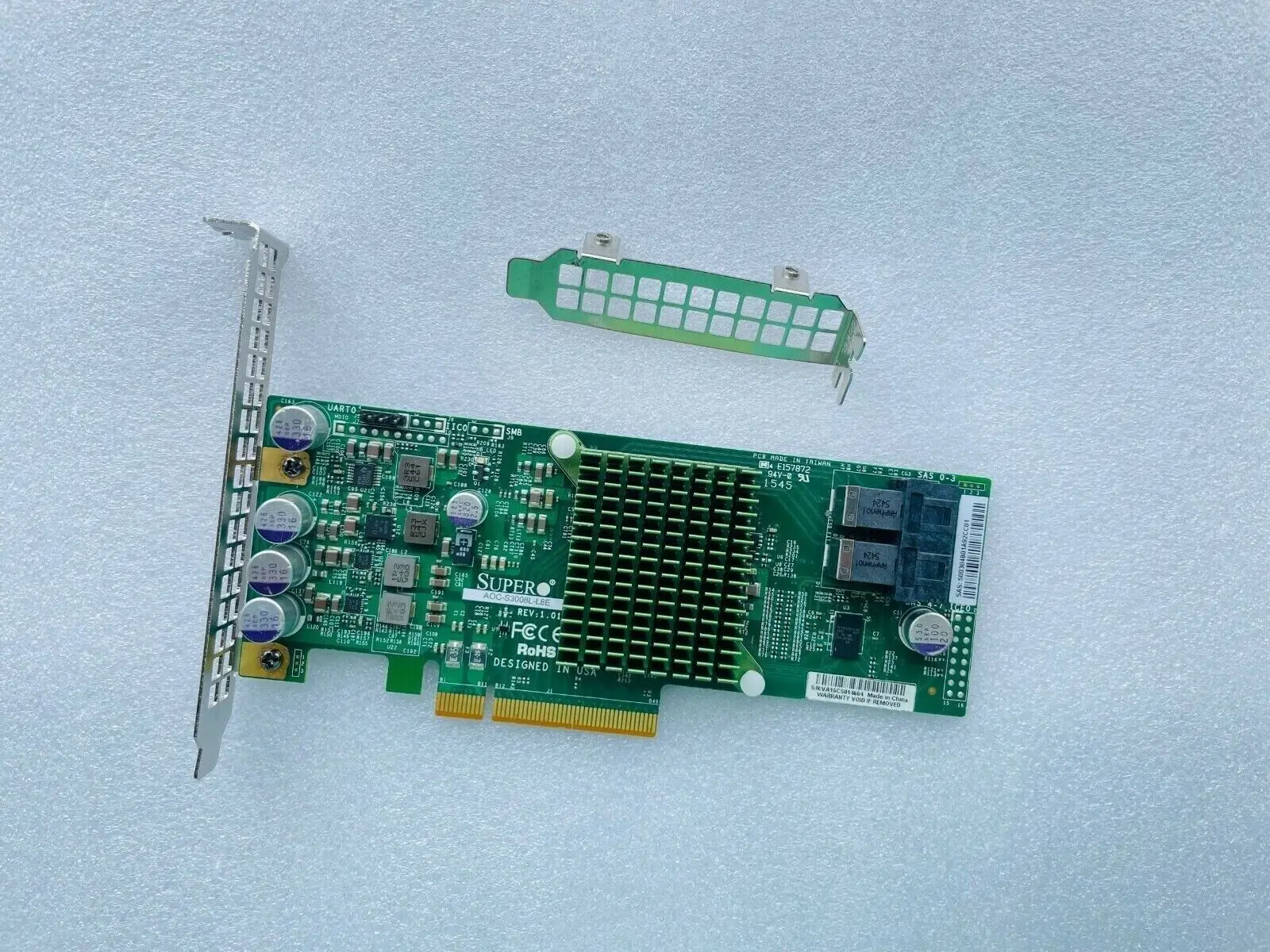 Supermicro AOC-S3008L-L8E 12Gb/s 8-Port SAS HBA PCIe3.0 Internal Adapter Black Friday New Arrivals | 3C