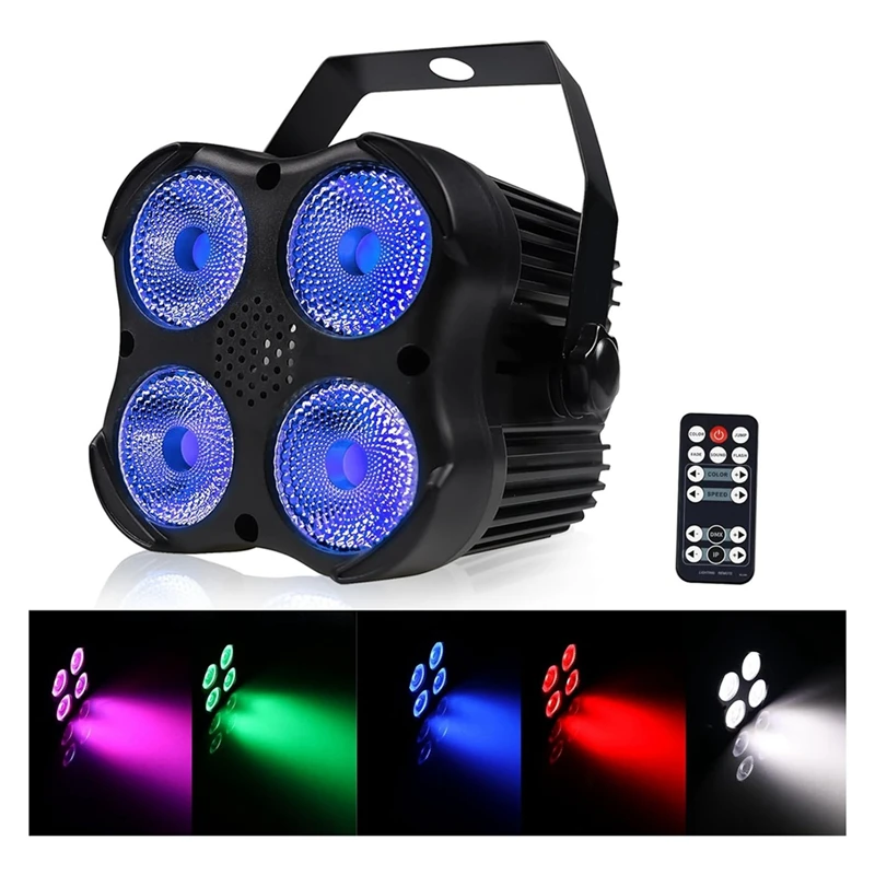 RGB LED 파 라이트, 사운드 활성화 무대 파 라이트, 원격 및 DMX 제어 라이트, 결혼식 축제 파티 바