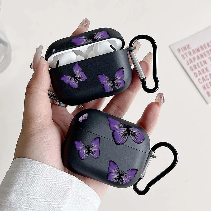 Colorful Butterfly Printed AirPods Case Cover