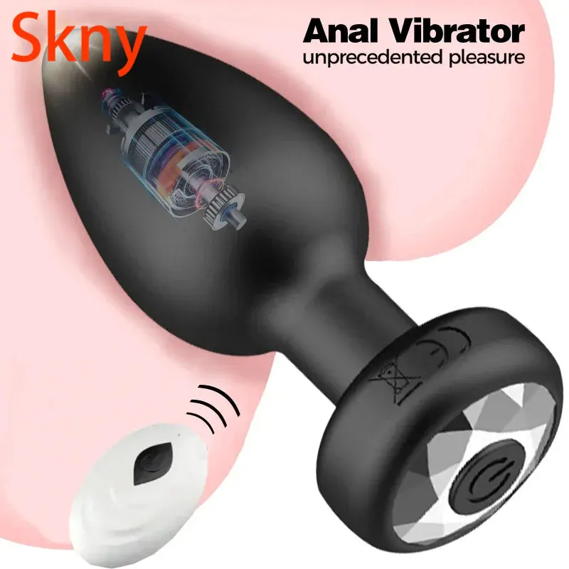 10-Modi Analplug-Vibrator, vibrierender Buttplug, Fernbedienung, Analplug für Prostata-Massage, Sexspielzeug für Erwachsene für Männer und Frauen 1
