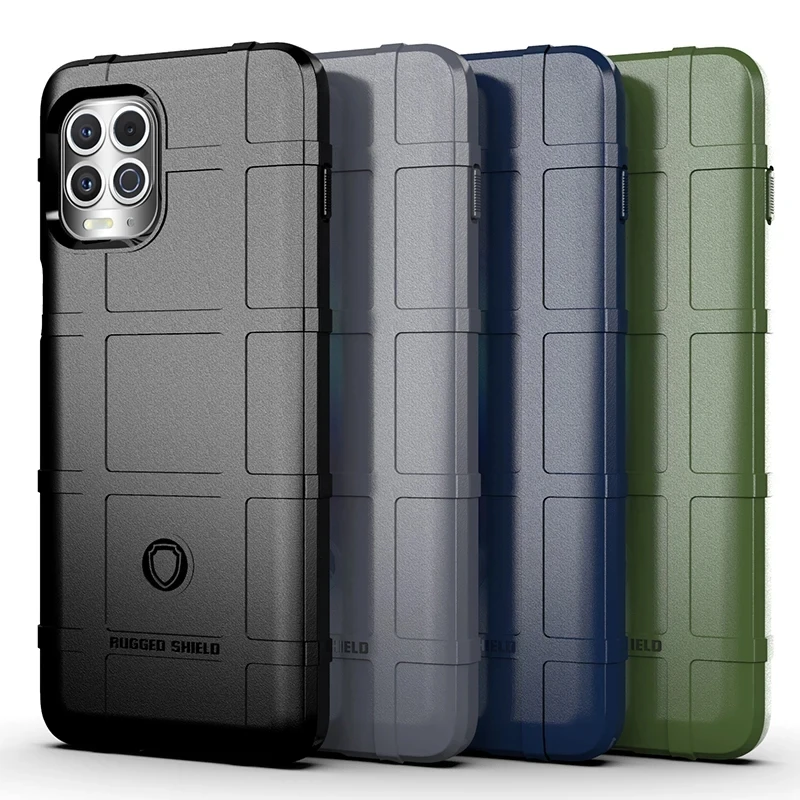 Enhanced Armor Shield Silicone Phone Case with Anti-Knock Matte Back Cover