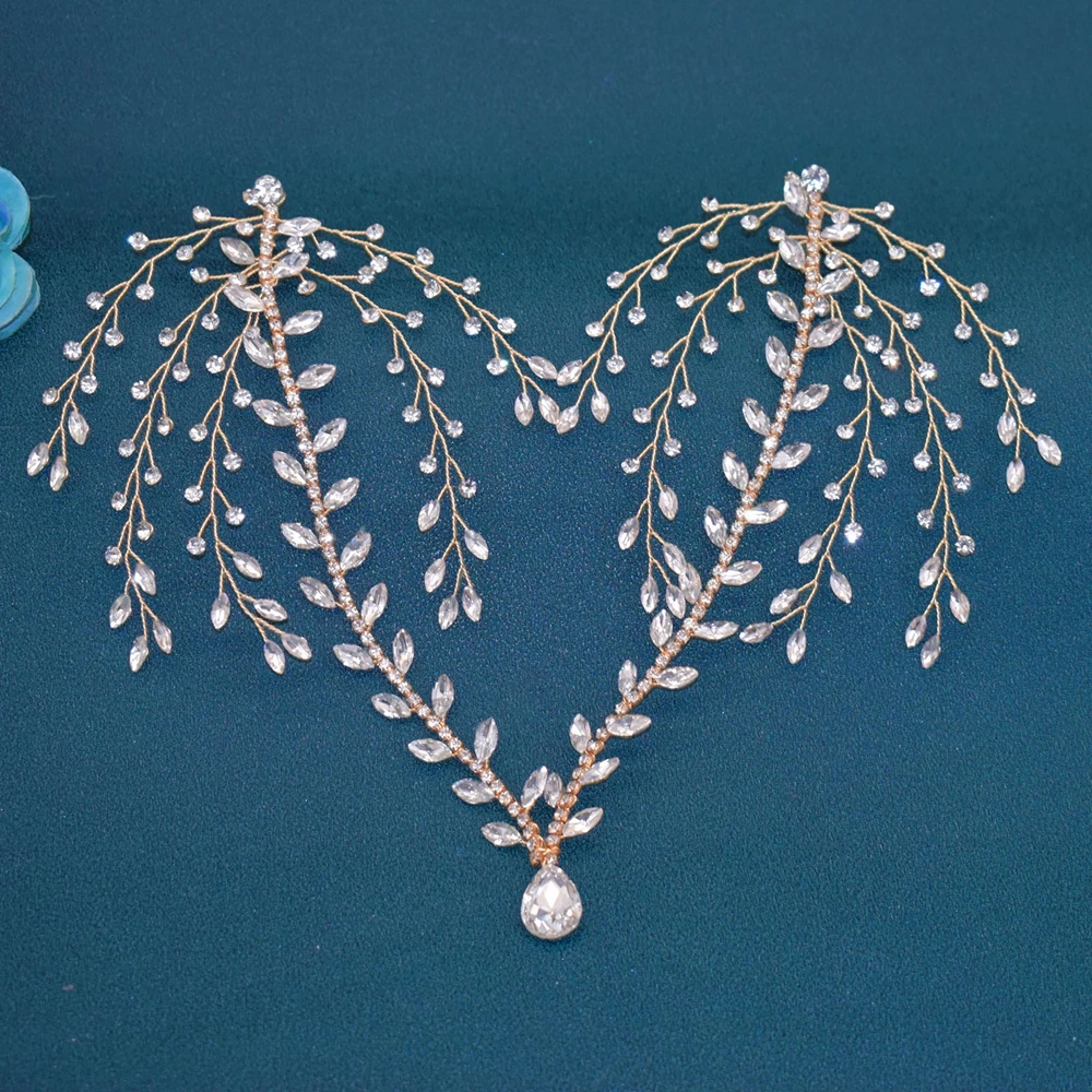 Hair Accessories Bridal Hair Accessories Crown Headband A445 Designer Forehead Headdress Bride Jewelry Wedding Hair Accessories Bridal Headwear Princess Women Tiara Party Headpiece
