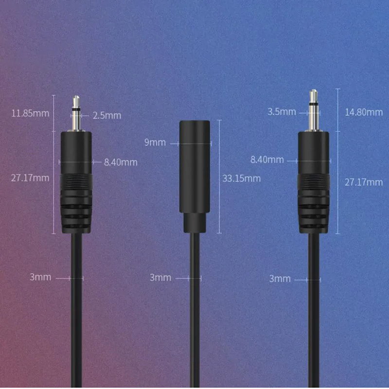 Cavo Audio 3.5mm Maschio/Femmina A 2 Pin – Filo Nudo Open End – 25 Cm – Per Riparazioni E Collegamenti Fai-da-te (Femmina)