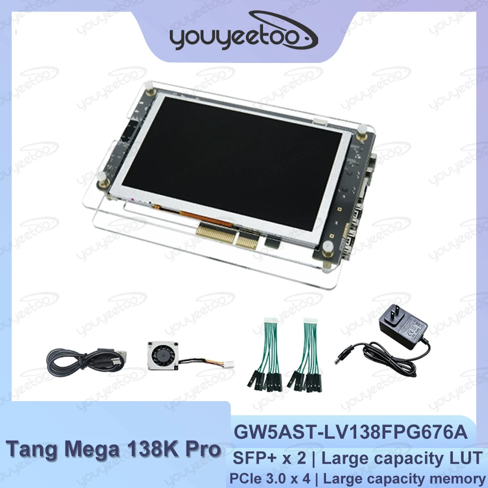 Sipeed Tang Mega 138K Pro Dock GOWIN GW5AST RISCV FPGA Development Board Large Capacity LUT RISC-V Hard Core 3 LANE MIPI CSI