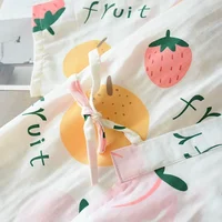 2026 new seven-sleeve Japanese-style kimono pajamas set female spring and autumn 100% cotton gauze home clothes cute sweet two-p - Image 6