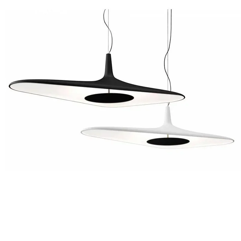Italian Postmodern Irregular Nordic LED Chandelier for Living Dining Room Bedroom Exhibition Hanging Lamp Black Decor Lights 6