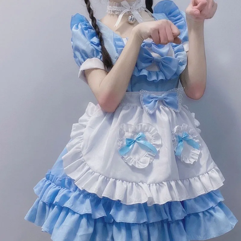 

Summer Fancy Cream SweetheartGirl Short Sleeve Spanish Role Playing Loretta Dress Ruffled Princess Birthday Party Prom Occasion