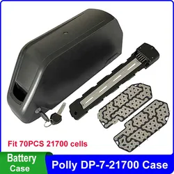 DP-7-21700 Battery Box 36V 48V 52V Fit 70PCS 21700 Cells Case DP-7 Reention Polly DP-7-2170 For 10S7P 13S5P 14S5P EBike Battery