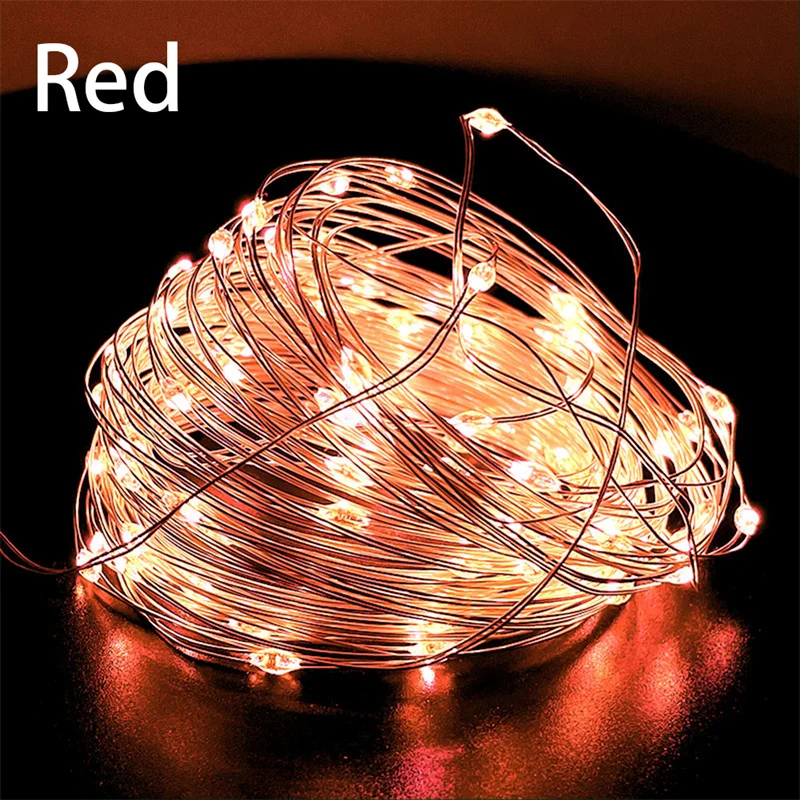 Enchanting USB-Powered Copper Wire LED Fairy Lights – Perfect for Holiday & Party Decor