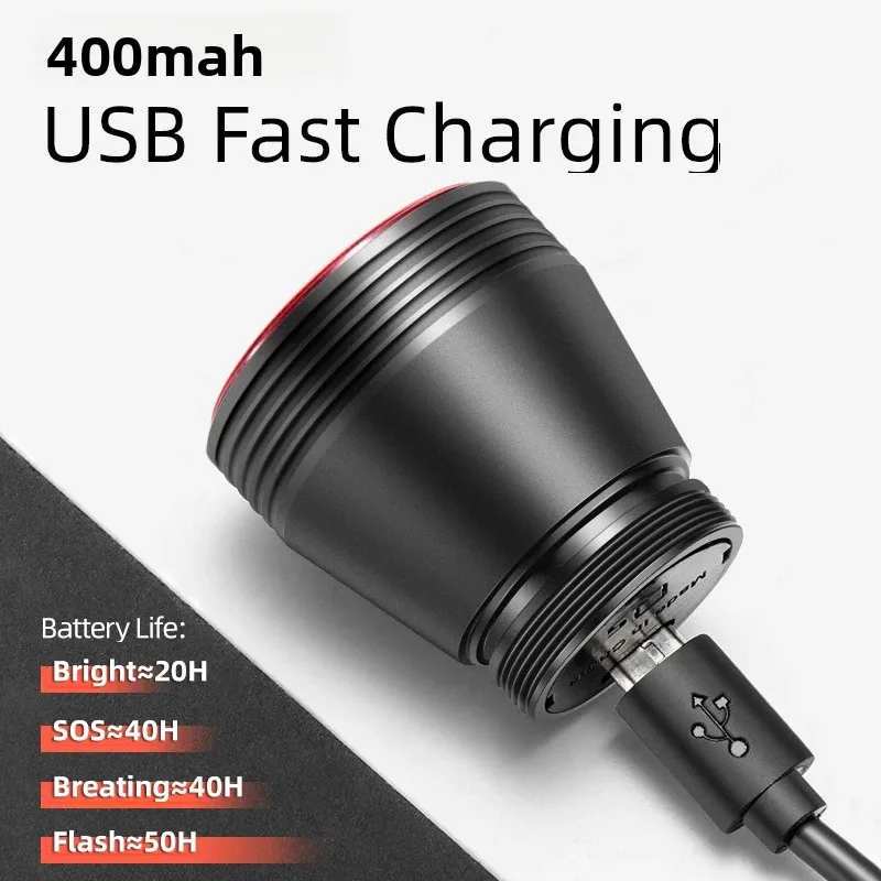 Luce Posteriore Intelligente per Bicicletta ROCKBROS, Sensore di Frenata Automatico, Impermeabile IPX6, Lampada LED USB Ricaricabile, Luce di Sicurezza per Bici Q5 - immagine 5