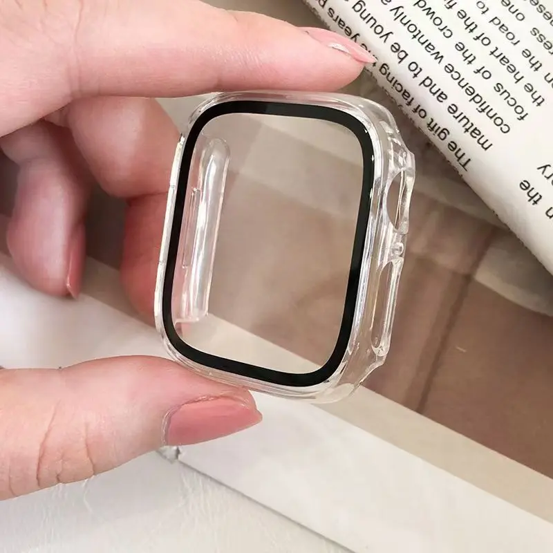 Apple Watch Matte Hard Bumper with Tempered Glass Screen Protector - 2025 Edition