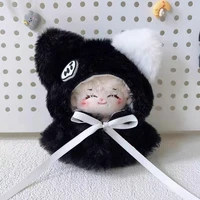 Cape de poupée mignonne adaptée aux vêtements de poupée en coton de 10/15/20cm, cape en poils d'imitation de lapin, décoration de poupée Doupeng 3