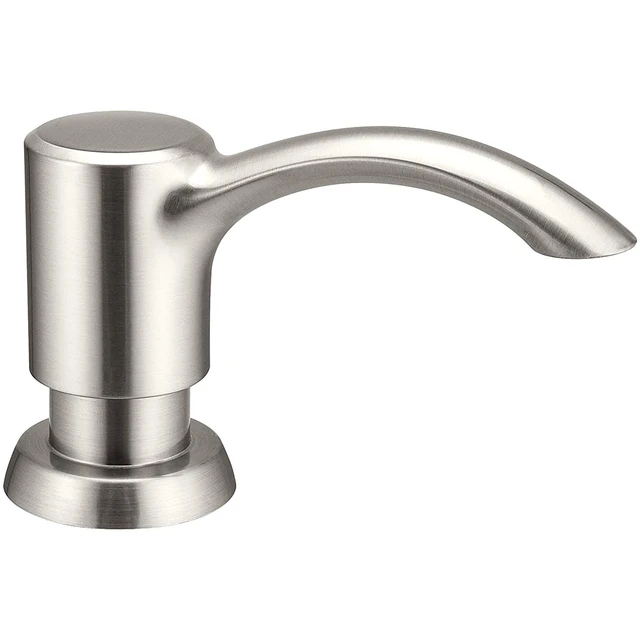 Samodra ตู้ทําสบายนิกเกิลสีดําอ่างล้างจานเคาน์เตอร์เครื่องจ่ายสบู่เหลวขวดอุปกรณ์ครัว 360ml ในตัวปั๊ม 5 Samodra ตู้ทําสบายนิกเกิลสีดําอ่างล้างจานเคาน์เตอร์เครื่องจ่ายสบู่เหลวขวดอุปกรณ์ครัว 360ml ในตัวปั๊ม 5