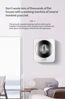 3KG small variable frequency washing machine fully automatic wall hanging drum baby mini washing and drying integrated 2