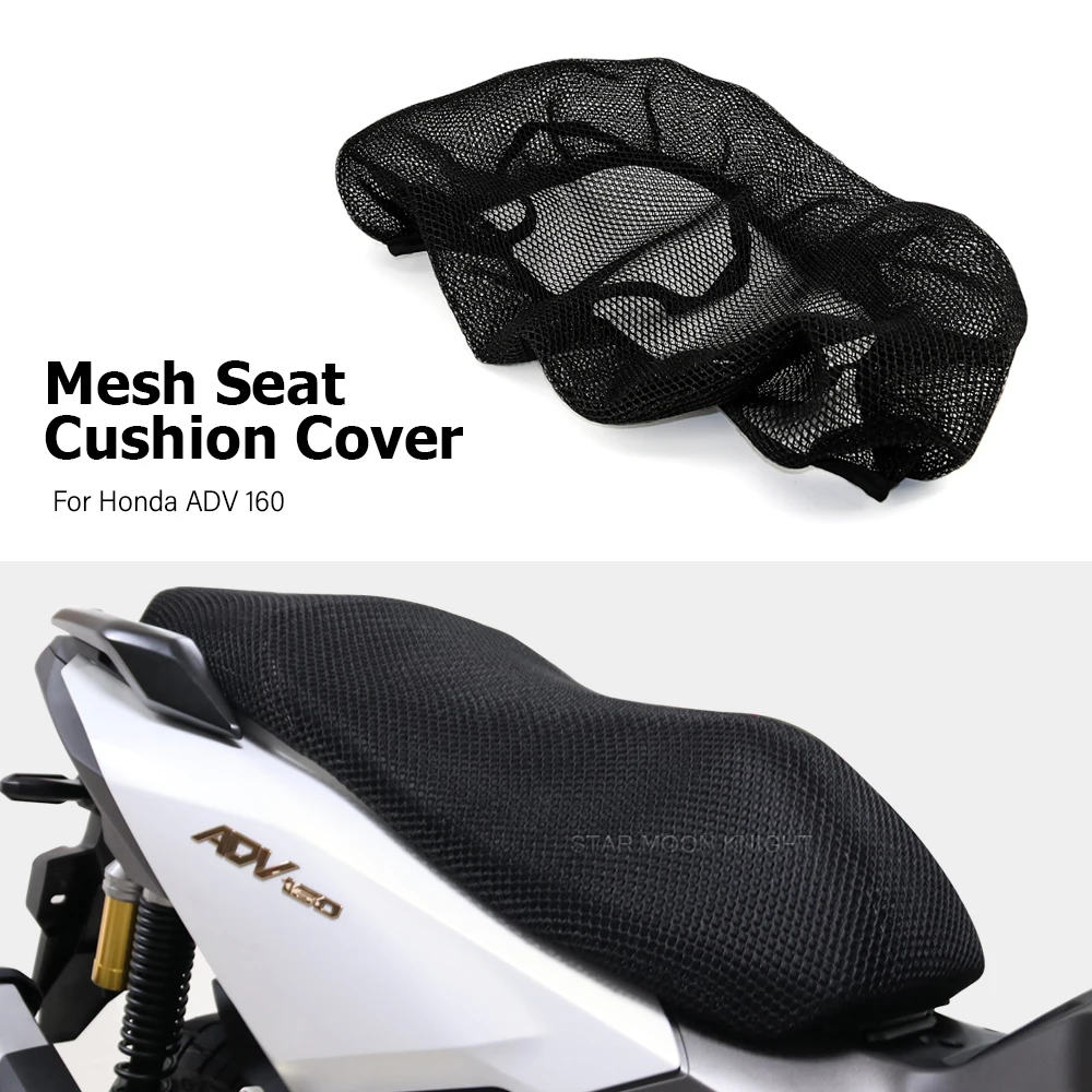 

For Honda ADV160 ADV 160 Accessories Motorcycle Breathable Sun Protection Waterproof Mesh Seat Cushion Cover