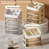 Cosmetics Storage Box Desktop Storage Dust-proof Luxury Skin Care Products Facial Mask Lipstick Cross-border Plastic Storage She 6