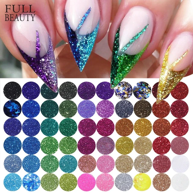 Iridescent Powder Nail Glitter Iridescent Silver Pink Glitter Chrome Nail  Powder Sparkle Gel Polish Flakes For Pigment Dust - Nail Glitter -  AliExpress