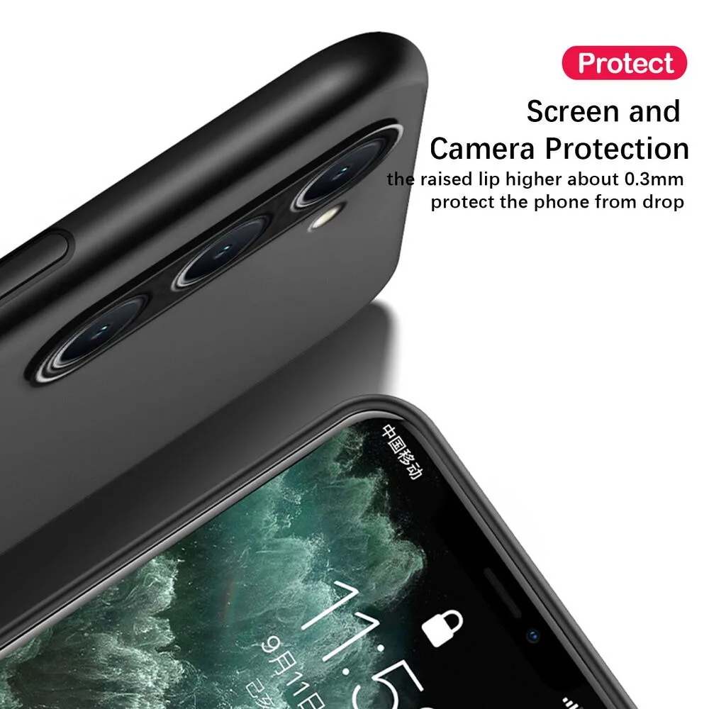 Sleek Leather Magnetic Matte Phone Case - Ultra Thin Protection Cover
