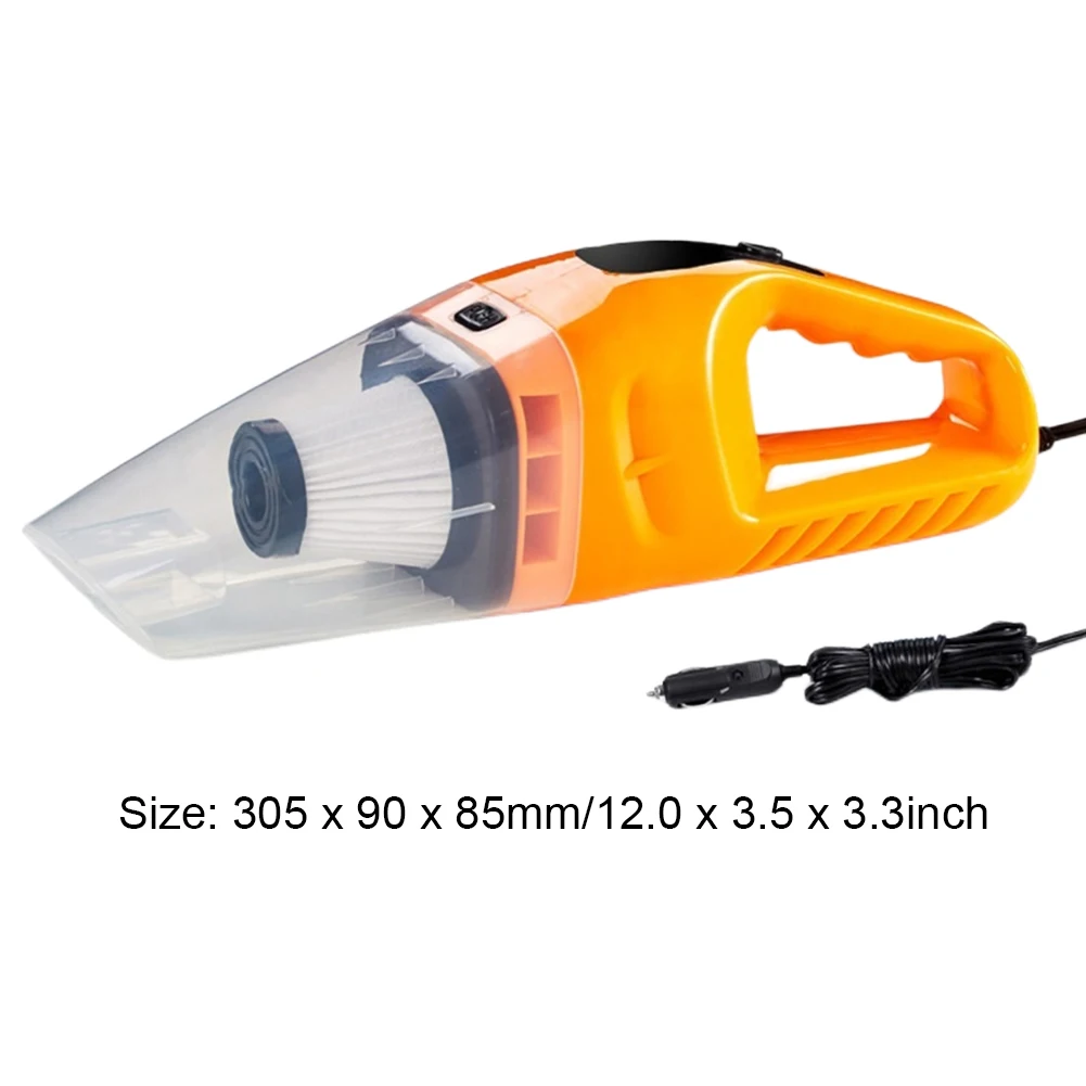 Car Vacuum Cleaner Dry Wet Dual Use Handheld Vacuum Cleaner 120W Car Hoover with 5M Cable Dust for Vehicle Home Cleaning
