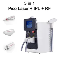 NEW 2025 Trend 3 In 1 Portable Multifun ction Beauty Machine Laser Hair Tatoo Removal Machine IPL+RF+Nd Yag Laser Machine 1