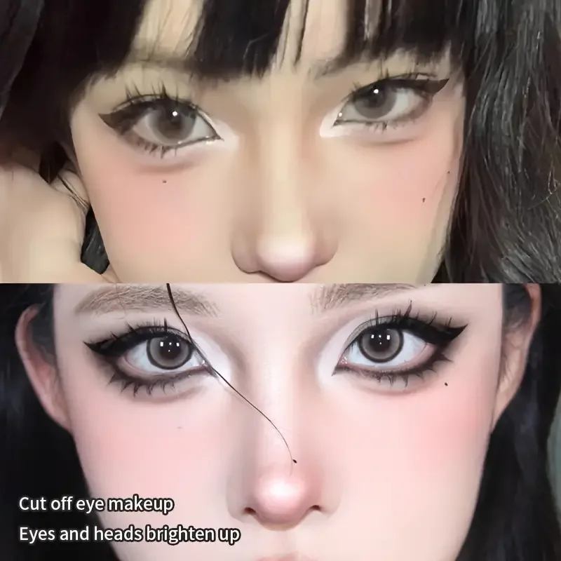 Monochrome matte highlighter eyeshadow board powdery and durable, naturally brightening eye dopamine Korean eyeshadow 4