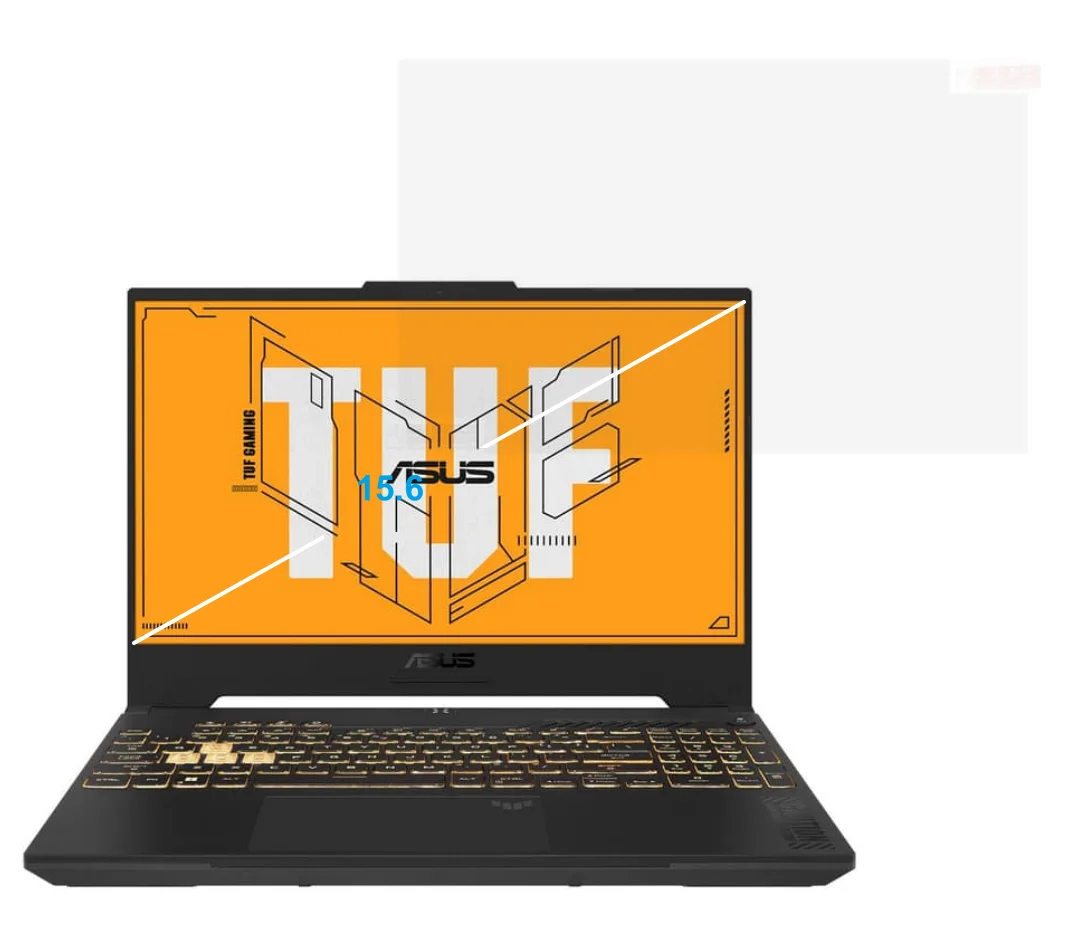 ASUS TUF 게이밍 노트북 화면 보호 필름, 클리어/매트, A15, 2023, F..