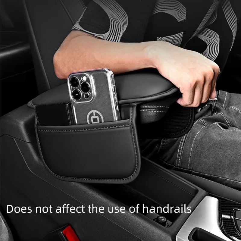 トラック用コンソールボックス 黒 レザー風 アームレスト 収納 肘掛け BOX ドリンクホルダー Azur 「送料無料」 ： VS-ONE 車用インナーアームレストボックス収納ボックス ローラーブラインドドリンクホルダーカバー 装飾プレート収納ボックス蓋 に適合する フォ