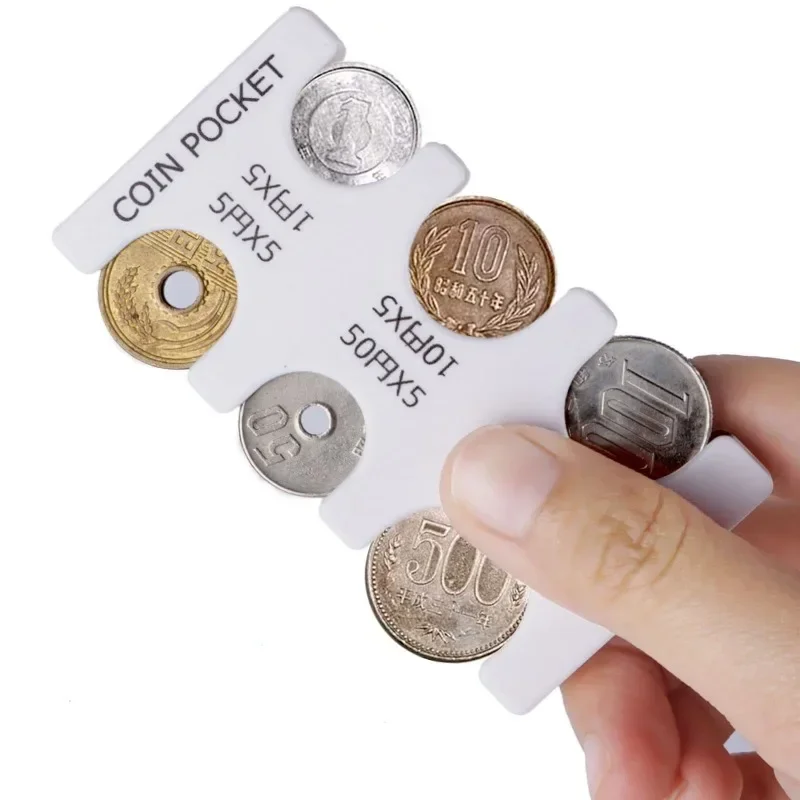 Coin purse coin wallet change bag women wallet card wallet Purse Wallets PVC Portable Travel Multi-position Coin Purse Clip Money Bag Japanese Style Portable Coin Pocket