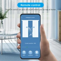 Tuya Wifi Zigbee Alexa Google Alice Smart Life Home Electric Curtain System Motor Track Set - Image 5