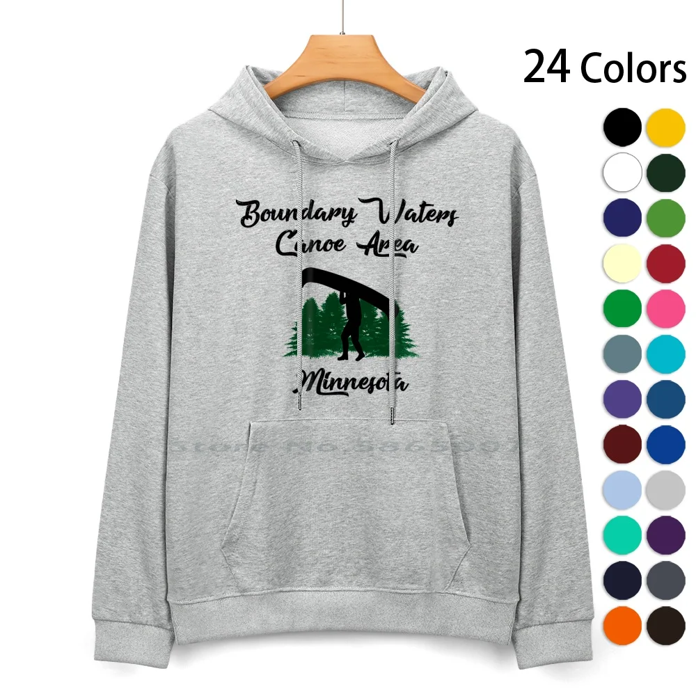 

Bwca-Boundary Waters Canoe Area Minnesota Design Pure Cotton Hoodie Sweater 24 Colors Bwca Canoe Minnesota Paddle Lakes North