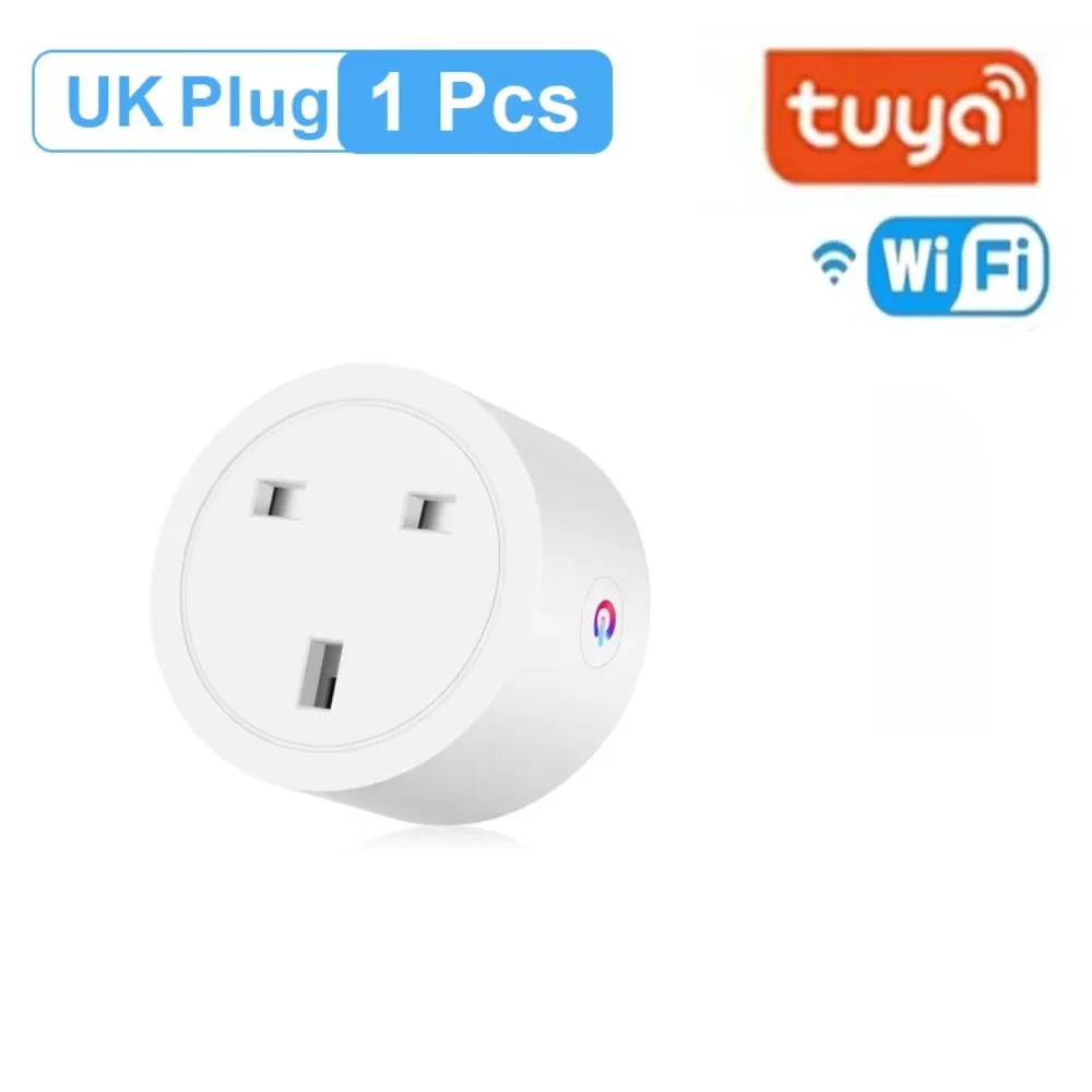 Smart WiFi Plug with Power Monitoring and Remote Control - Compatible with Smart Home Assistants
