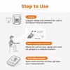 Sinocare Upper Arm Automatic Blood Pressure Monitor Portable Digital BP Sphygmomanometer Pressure Meter Tonometer 6