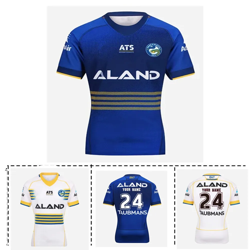 

Parramatta Eels 2024 Mens Home Rugby Jersey Custom name and number size S-M-L-XL-XXL-3XL-4XL-5XL
