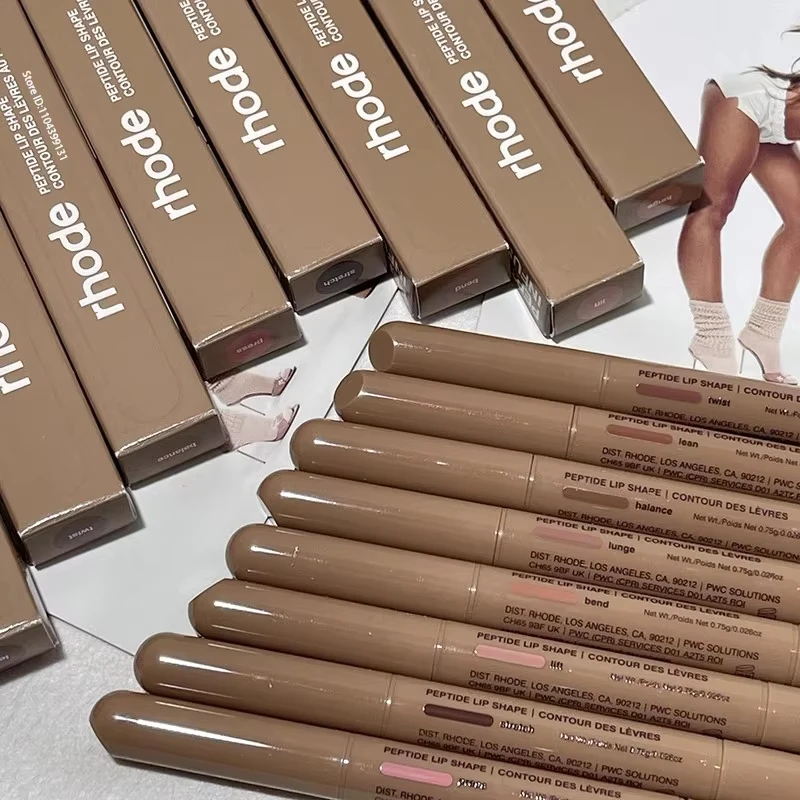 Matita Labbra a Lunga Durata con Peptidi, Tinta Labbra, Rossetto, Fard in Polvere, Gloss e Lipliner per un Trucco Completo - immagine 3