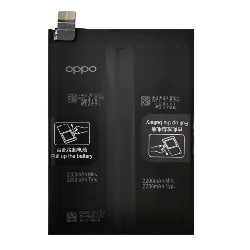 100% Original de Alta Qualidade BLP831 4500mAh Bateria De Substituição Do Telefone Para Oppo Find X3 Pro X3Pro CPH2173 PEEM00 Baterias Bateria