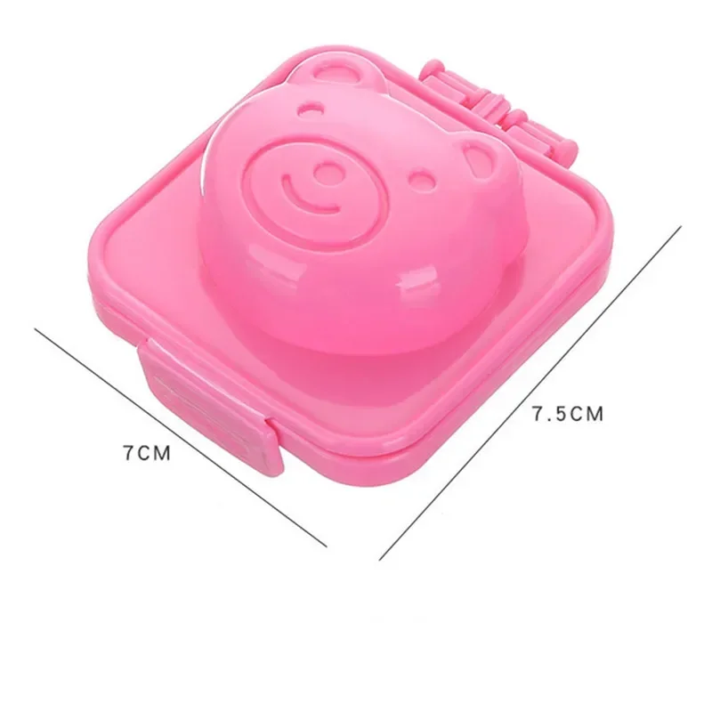 Boiled Egg Mold Cute Cartoon DIY Egg Ring Mould Bento Maker Cutter Decoratin Rice ball Kitchen Accessories 1/6 Pcs
