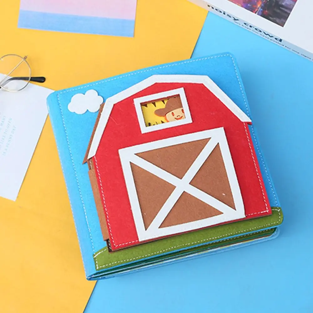 

Baby Early Learning Storytelling Cloth Book 3D Montessori Toy Children Story Book Preschool Busy Board Toddler Book 1-6 Years