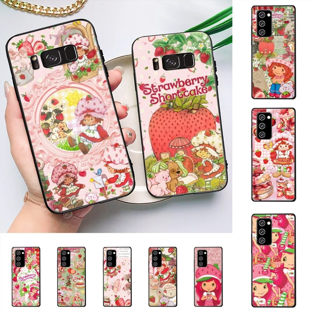 Custodia Per Telefono Strawberry Cute S-Shortcake Per Samsung Note 8 9 10 20 Pro Plus Lite M 10 11 20 30 21 31 51 A 21 22 42 02 03