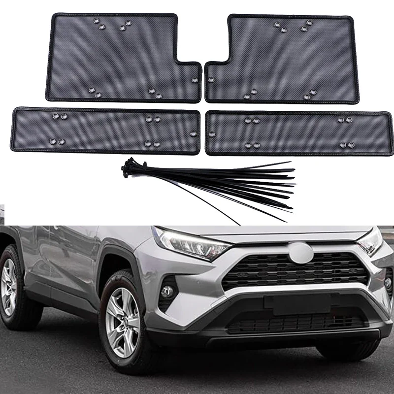 

Accessories Front Grille Insect Net Screening Insert Mesh Decoration Protection Covers Trim For Toyota RAV4 RAV-4 XA50 2019 2020