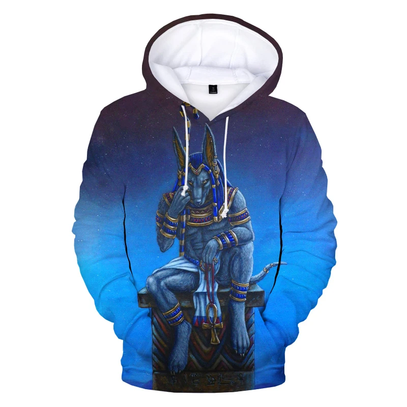 

Ancient Horus Egyptian God Eye of Egypt Pharaoh Anubis 3D Print Hoodie Sweatshirts Men Women Casual Pullover Streetwear Hoodies