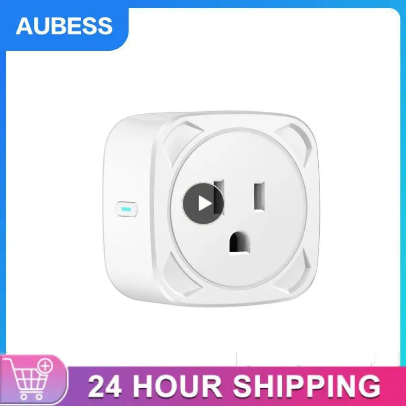 

Умная розетка Tuya для дома, умная розетка с измерителем электричества, 16 А, Wi-Fi, стандартная розетка США Голосовое управление 100-240 В